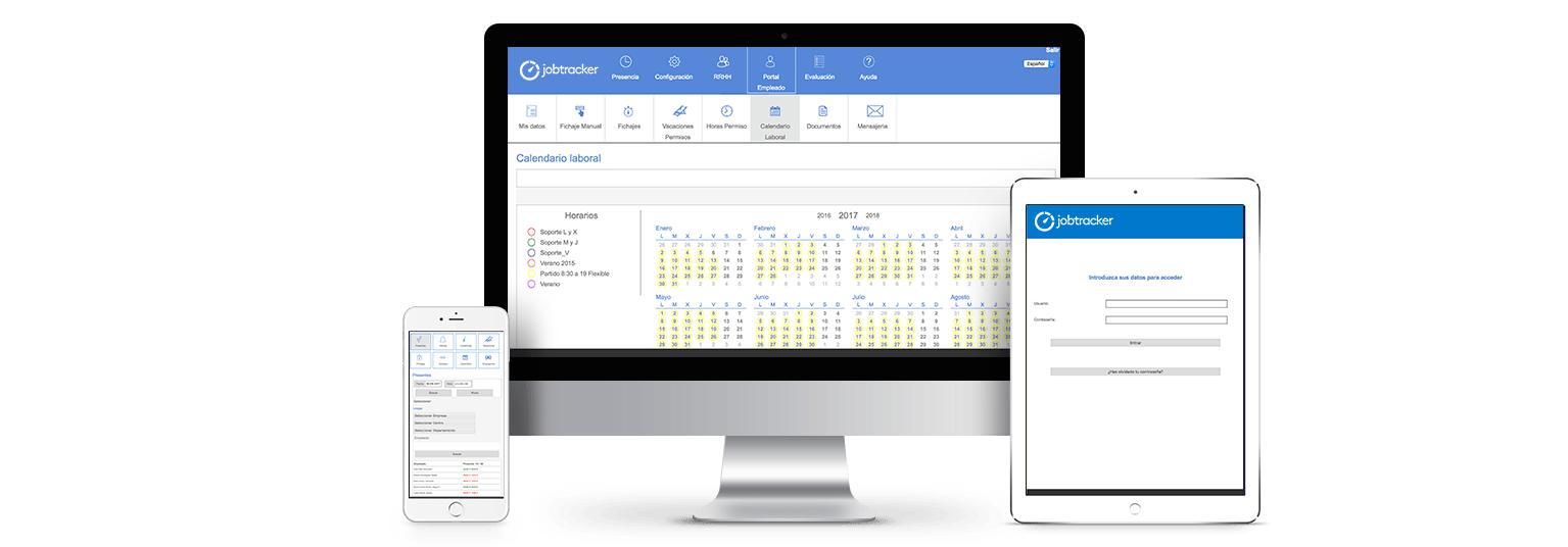Jobtracker | Registra la jornada laboral de los trabajadores de tu empresa